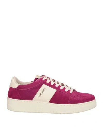 Saint Sneakers Woman Sneakers Magenta Size 10 Leather
