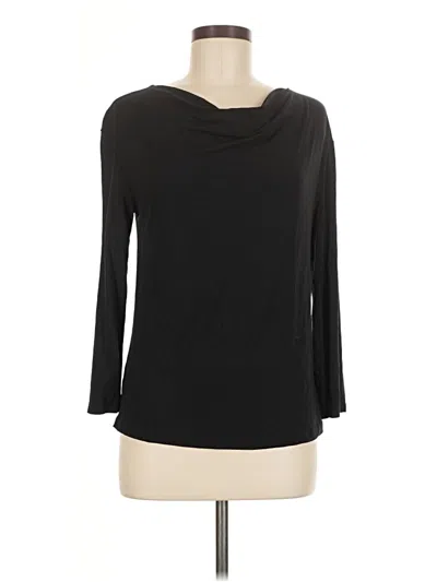 Pre-owned Saint + Sofia 3/4 Sleeve T-shirt In Black