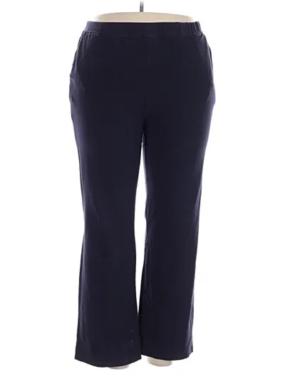 Pre-owned Saint + Sofia Active Pants In Blue