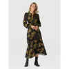 Saint + Sofia Adaline Zip Up Dress In Multi
