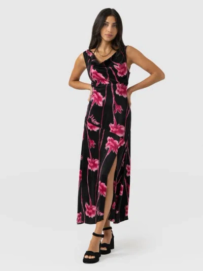 Saint + Sofia Alexis Dress In Multi