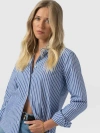 Saint + Sofia Anneliese Shirt In Multi