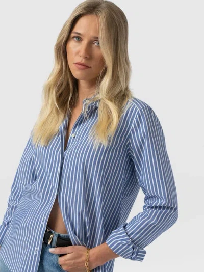 Saint + Sofia Anneliese Shirt In Multi