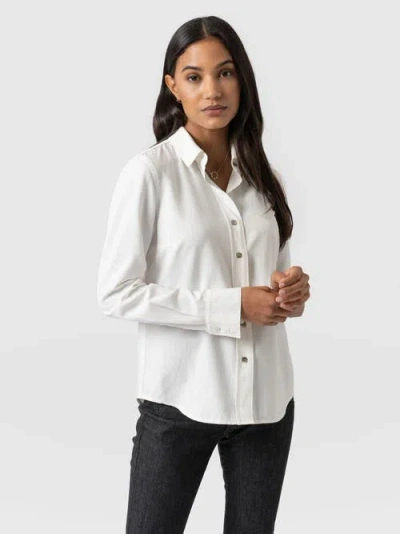 Saint + Sofia Annie Blouse In Beige