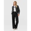 Saint + Sofia Arden Wide Leg Pant In Black