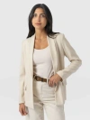 Saint + Sofia Argent Blazer