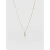 Saint + Sofia Astral Lightning Charm Necklace In Gold