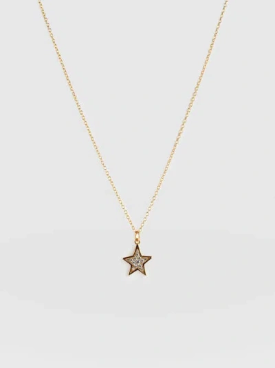 Saint + Sofia Astral Star Necklace In Gold