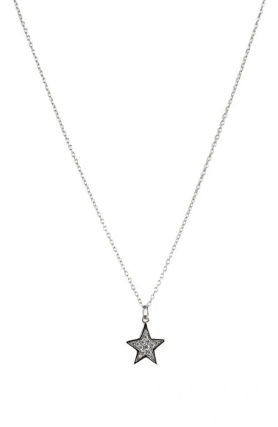 Saint + Sofia Astral Star Necklace In Silver
