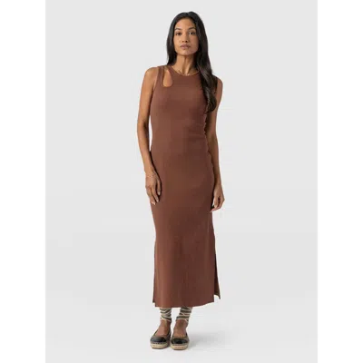 Saint + Sofia Axel Cut Out Dress
