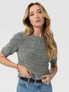 Saint + Sofia Blair Knit Tee In Multi