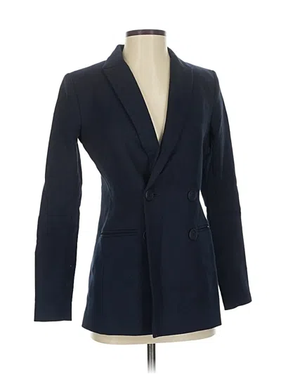 Pre-owned Saint + Sofia Blazer Jacket In Blue