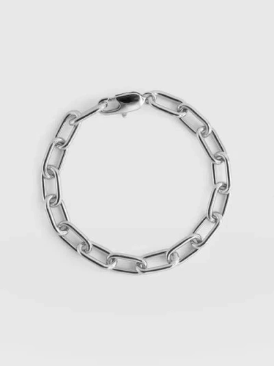Saint + Sofia Cable Chain Bracelet In Silver