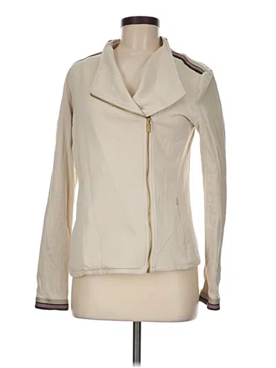 Pre-owned Saint + Sofia Cardigan Sweater In Ivory