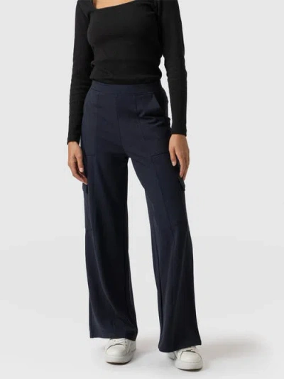Saint + Sofia Cargo Chelsea Pant In Navy
