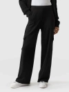 Saint + Sofia Cargo Chelsea Wide Leg Pant In Black
