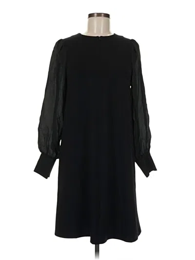 Pre-owned Saint + Sofia Casual Dress In Black