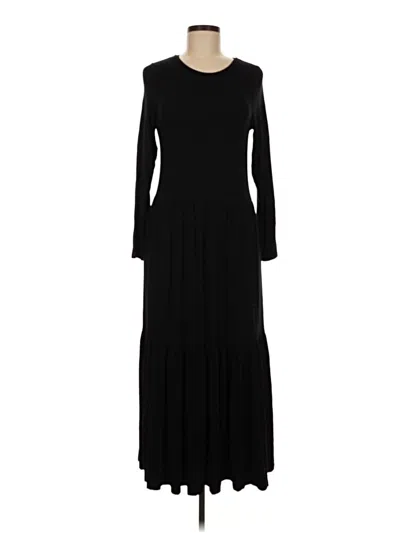 Pre-owned Saint + Sofia Casual Dress In Black