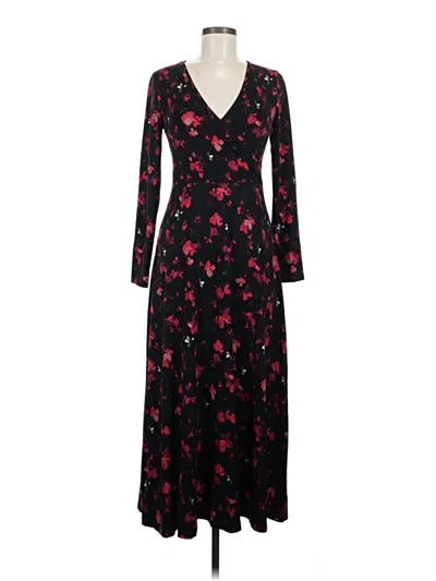 Pre-owned Saint + Sofia Casual Dress In Black