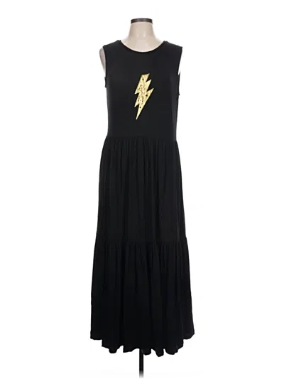 Pre-owned Saint + Sofia Casual Dress In Black