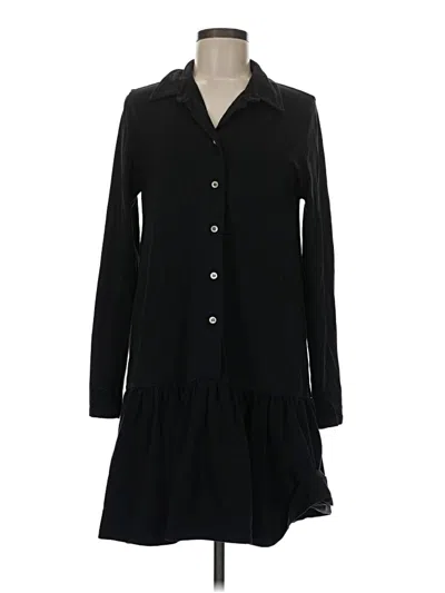 Pre-owned Saint + Sofia Casual Dress In Black