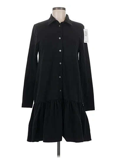 Pre-owned Saint + Sofia Casual Dress In Black