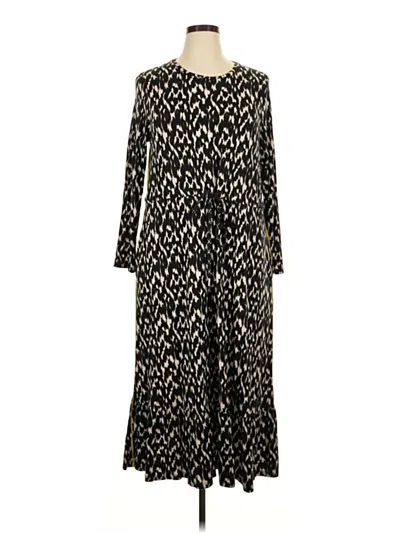 Pre-owned Saint + Sofia Casual Dress In Black