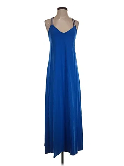 Pre-owned Saint + Sofia Casual Dress In Blue