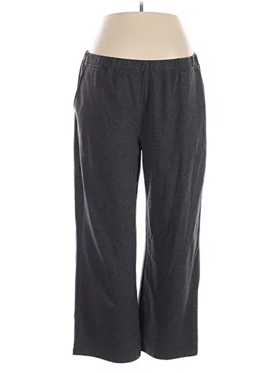 Pre-owned Saint + Sofia Casual Pants In Gray