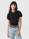 Saint And Sofia Saint + Sofia Cavendish Tee In Black