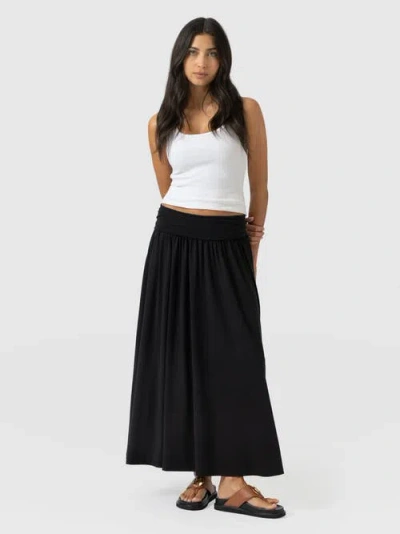Saint + Sofia Cleo Multiway Skirt In Black
