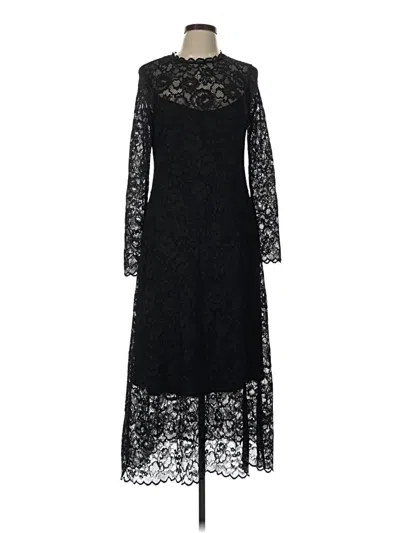 Pre-owned Saint + Sofia Cocktail Dress In Black