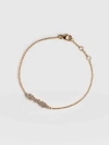 Saint + Sofia Constellation Cluster Bar Bracelet In Gold