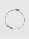 Saint + Sofia Constellation Cluster Bar Bracelet In Silver