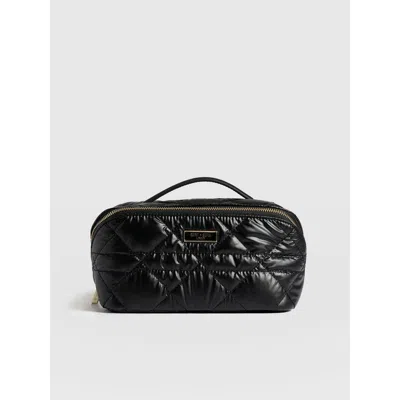 Saint + Sofia Cosmetics & Wash Bag In Black