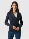 Saint + Sofia Cotton Biker Jacket