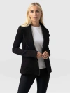 Saint + Sofia Cotton Biker Jacket