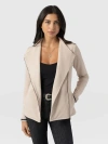 Saint + Sofia Cotton Biker Jacket