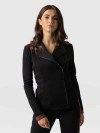 Saint + Sofia Cotton Biker Jacket