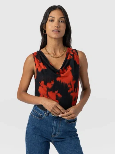 Saint + Sofia Cowl Neck Cami