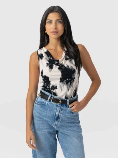 Saint + Sofia Cowl Neck Cami