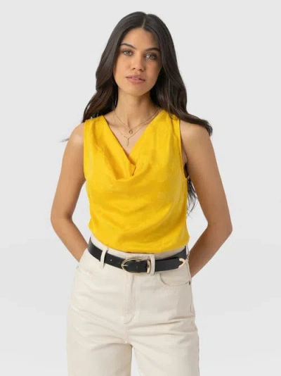 Saint + Sofia Cowl Neck Cami
