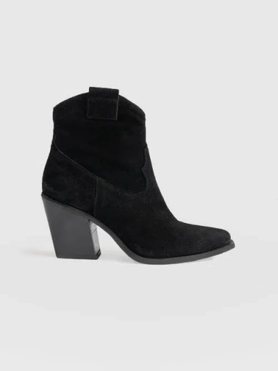 Saint + Sofia Dallas Mid Boot In Black