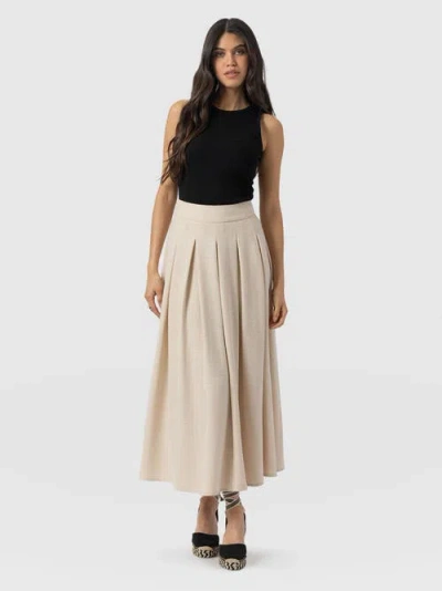 Saint + Sofia Eliza Pleated Skirt