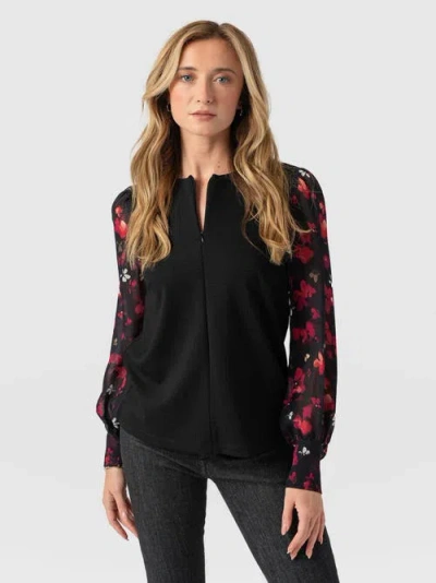 Saint + Sofia Esme Zip Up Top