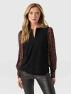 Saint + Sofia Esme Zip Up Top