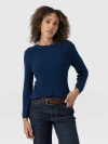 Saint + Sofia Honeycomb Rib Sweater