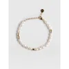 Saint + Sofia Jacqueline Pearl Bracelet In Gold