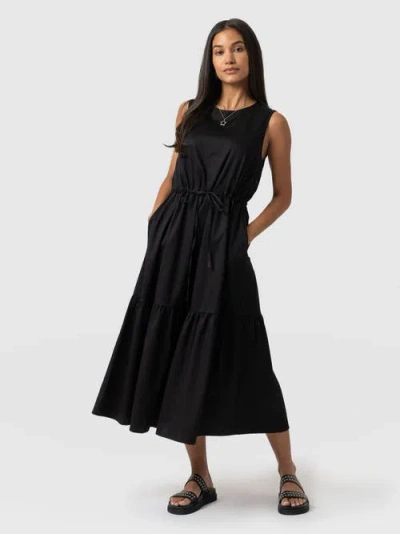 Saint + Sofia Kara Dress In Black