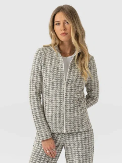 Saint + Sofia Keller Jacket In Gray